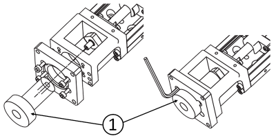 Användning av motoradapterns centreringsverktyg (1)
